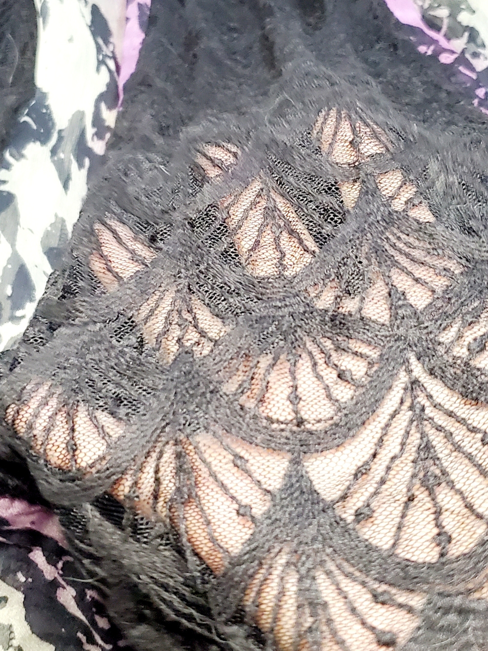 Free People Lace Maxi Dress Boho Open Back Festival Whimsigoth Fairy Size 8 - Picture 15 of 15